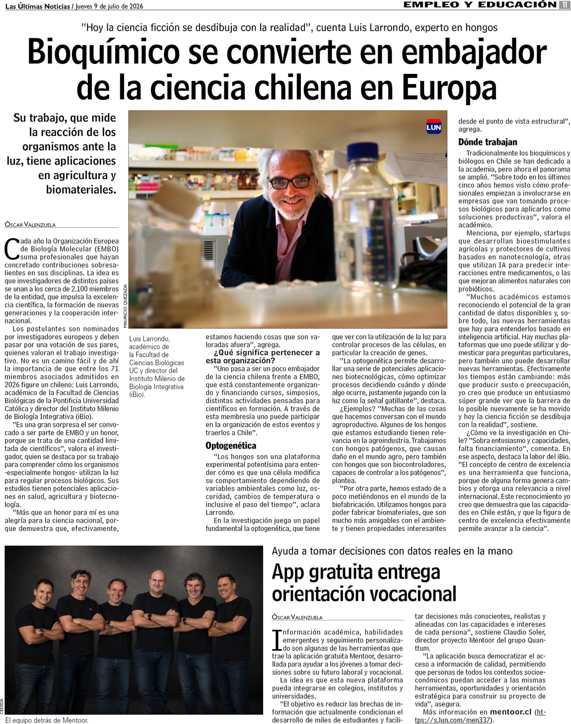 App gratuita entrega orientación vocacional